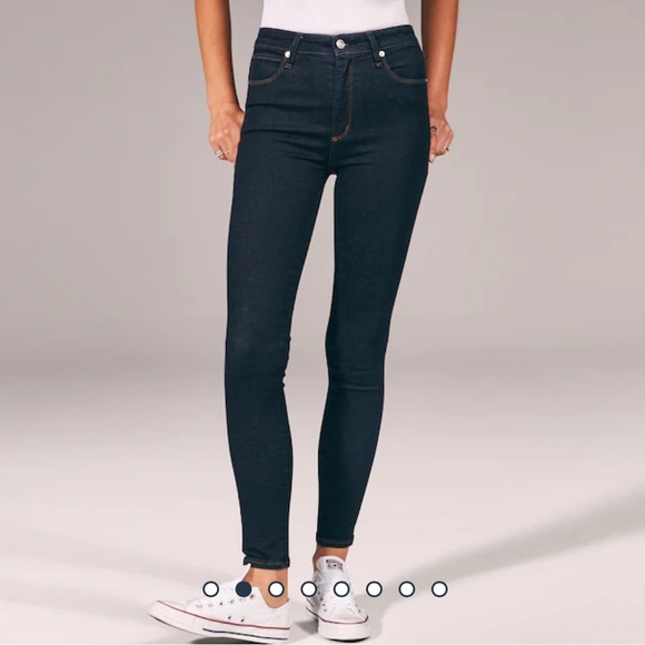 Abercrombie & Fitch Denim - Abercrombie dark wash skinny jeans